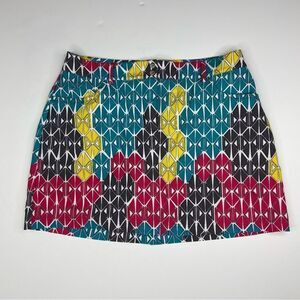 Slazenger Golf Skirt Skort Geometric Multi-Color Size 8